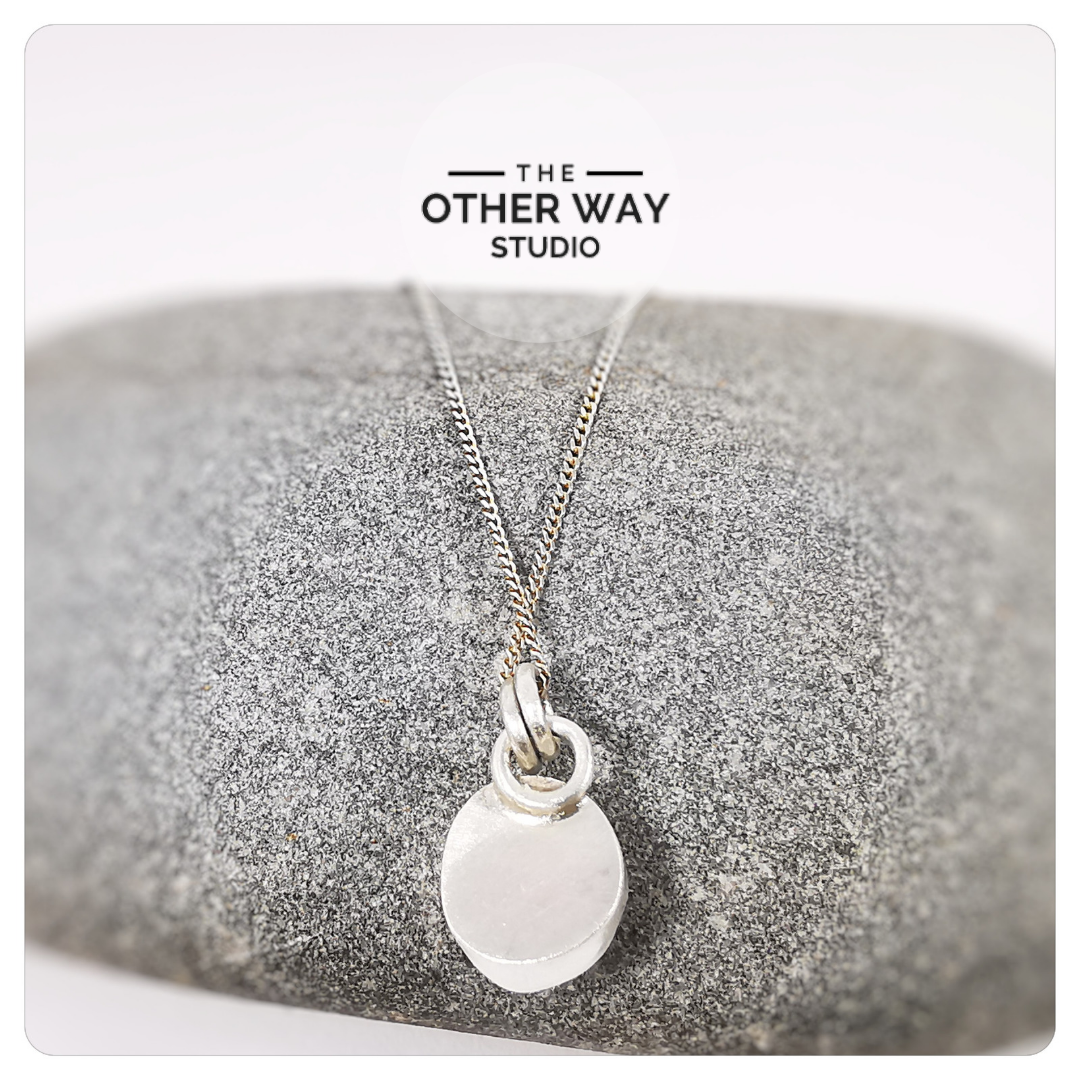 Silver & Sea Glass Pendant & Necklace